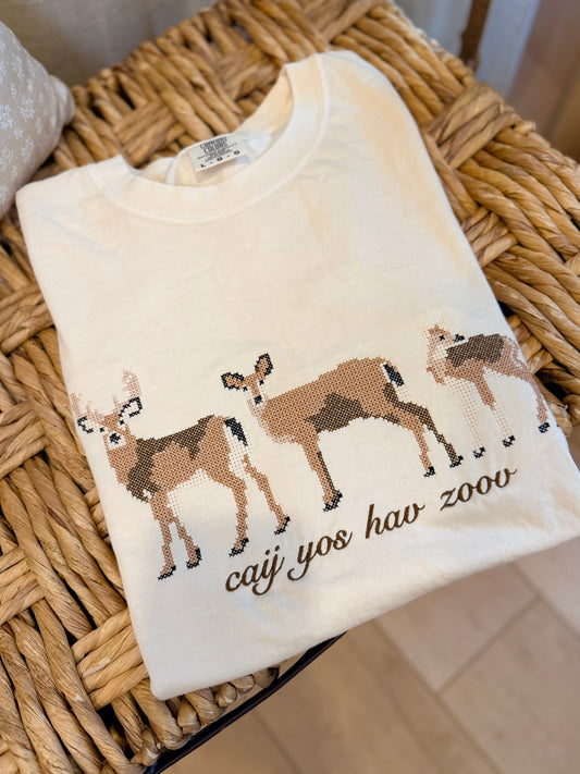 Hmong Hunting Caij Yos Hav Zoov Tee or Sweater