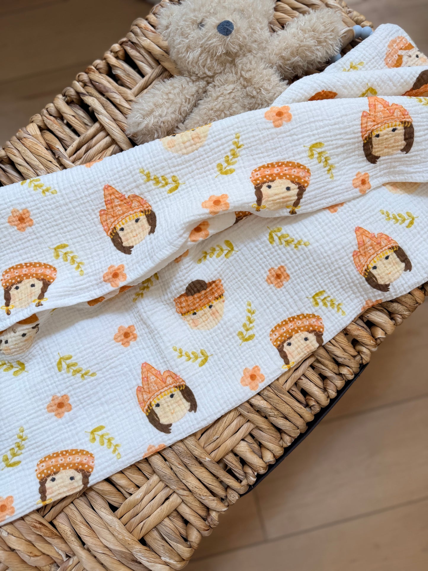 Hmong Baby Girl Swaddle