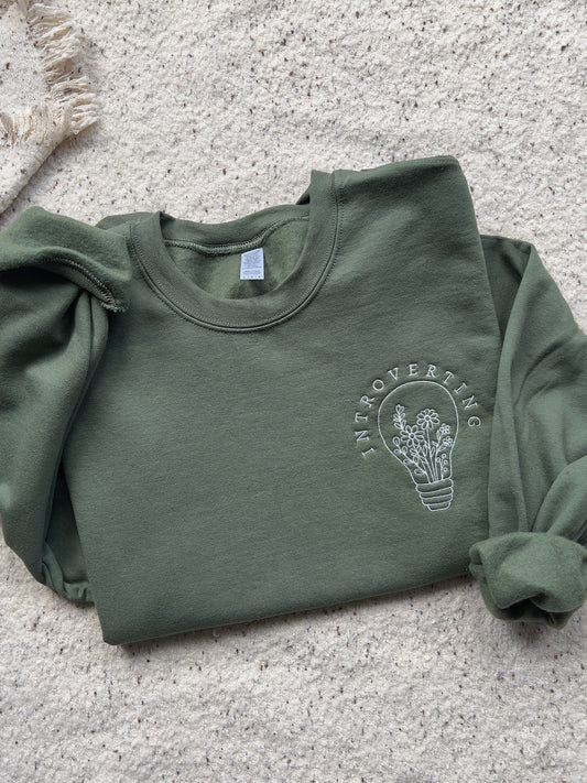 Introverting Lightbulb Pullover