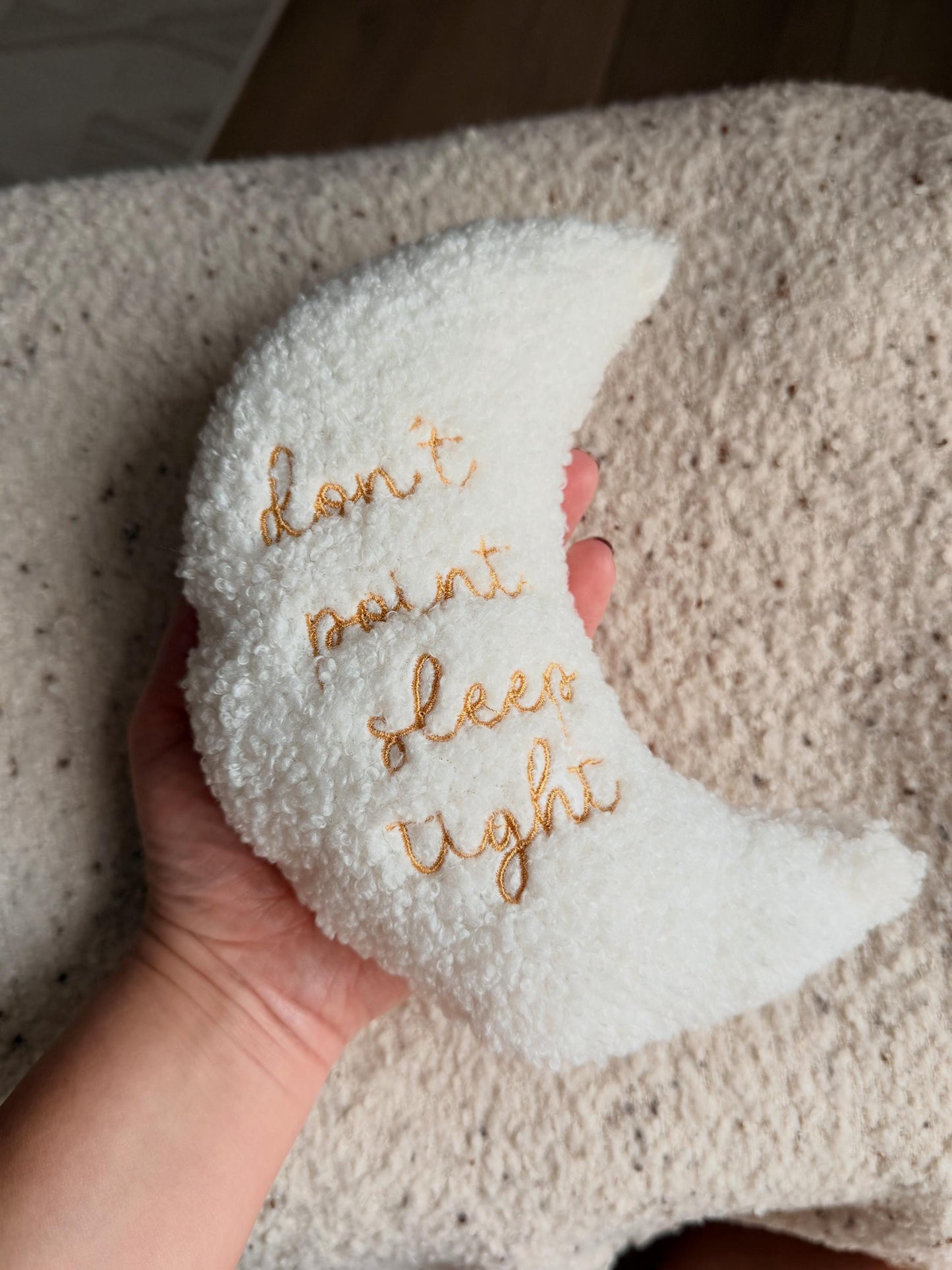 Don’t Point, Sleep Tight Moon Pillow - Hmong Culture - Small Size