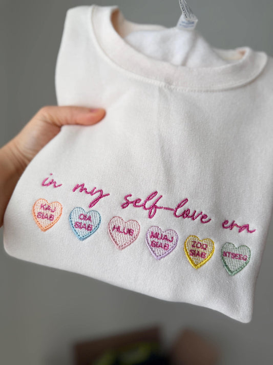 Valentine’s Hmong Sweater Edition - Conversation Hearts Sweater