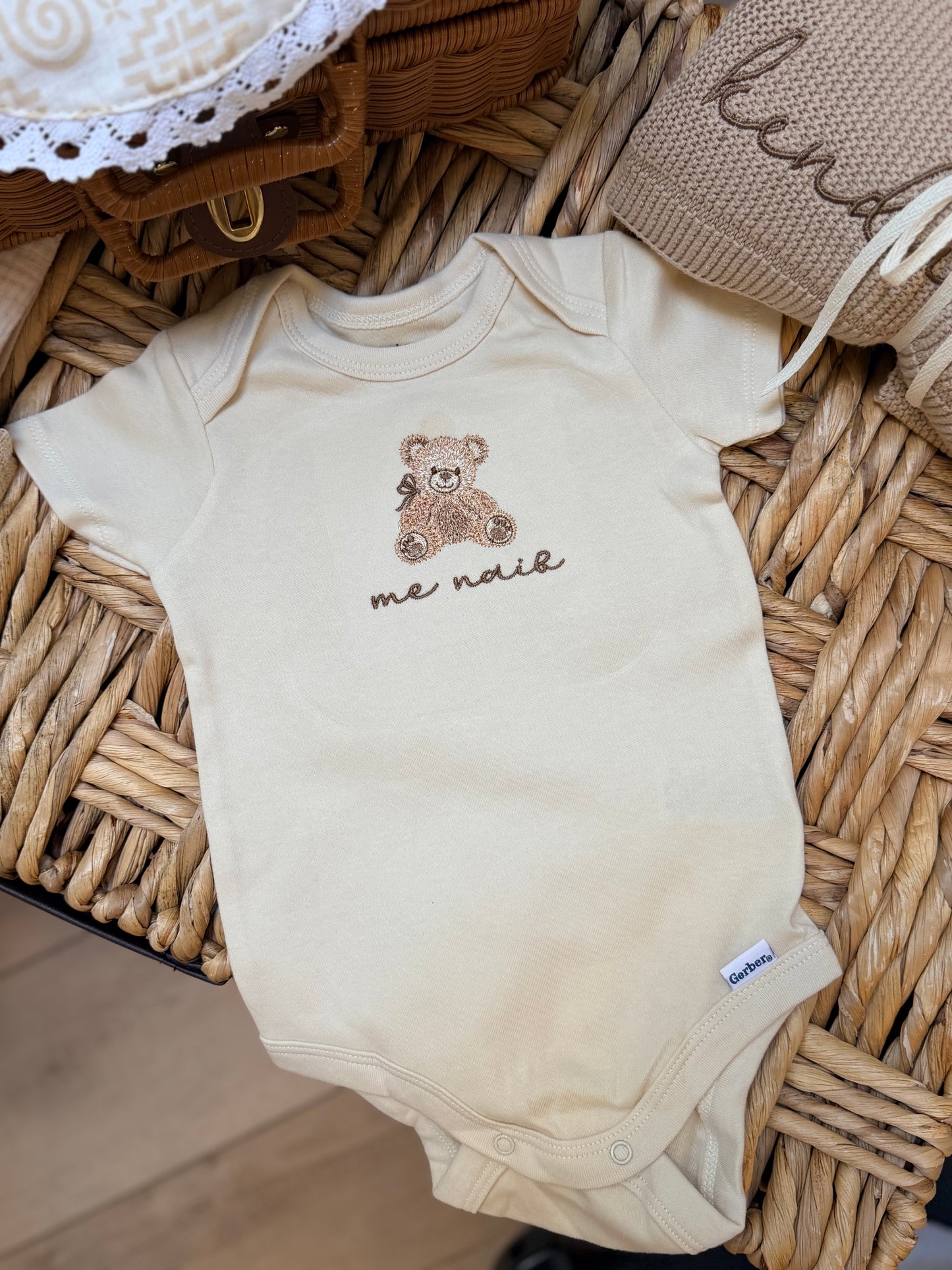 Hmong Me Naib Baby Bear Infant Bodysuit