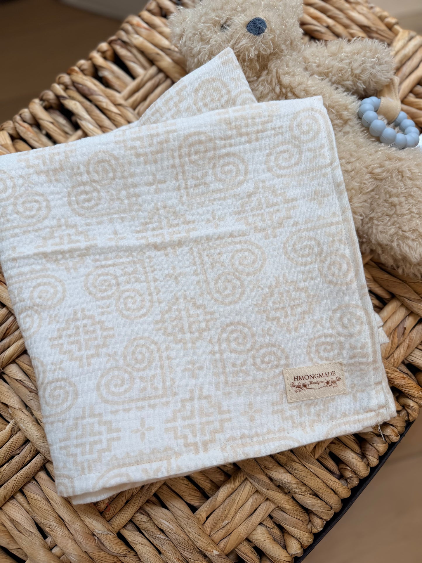 Hmong Pattern Baby Swaddle