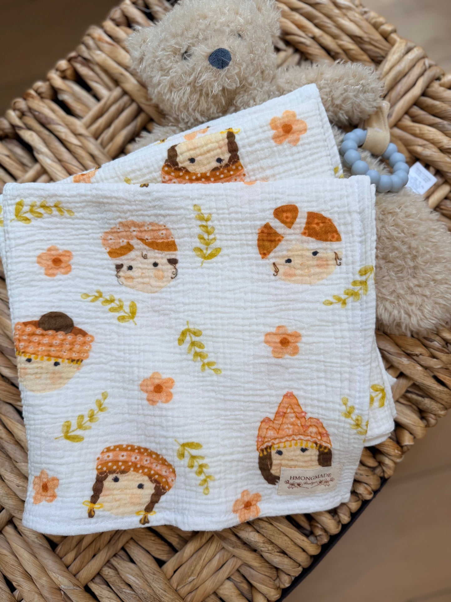 Hmong Baby Girl Swaddle