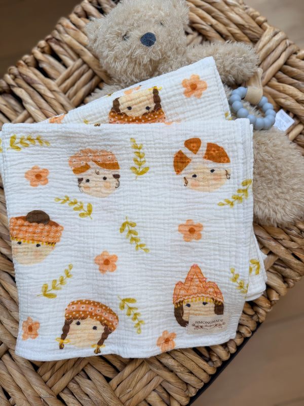 Hmong Baby Girl Swaddle