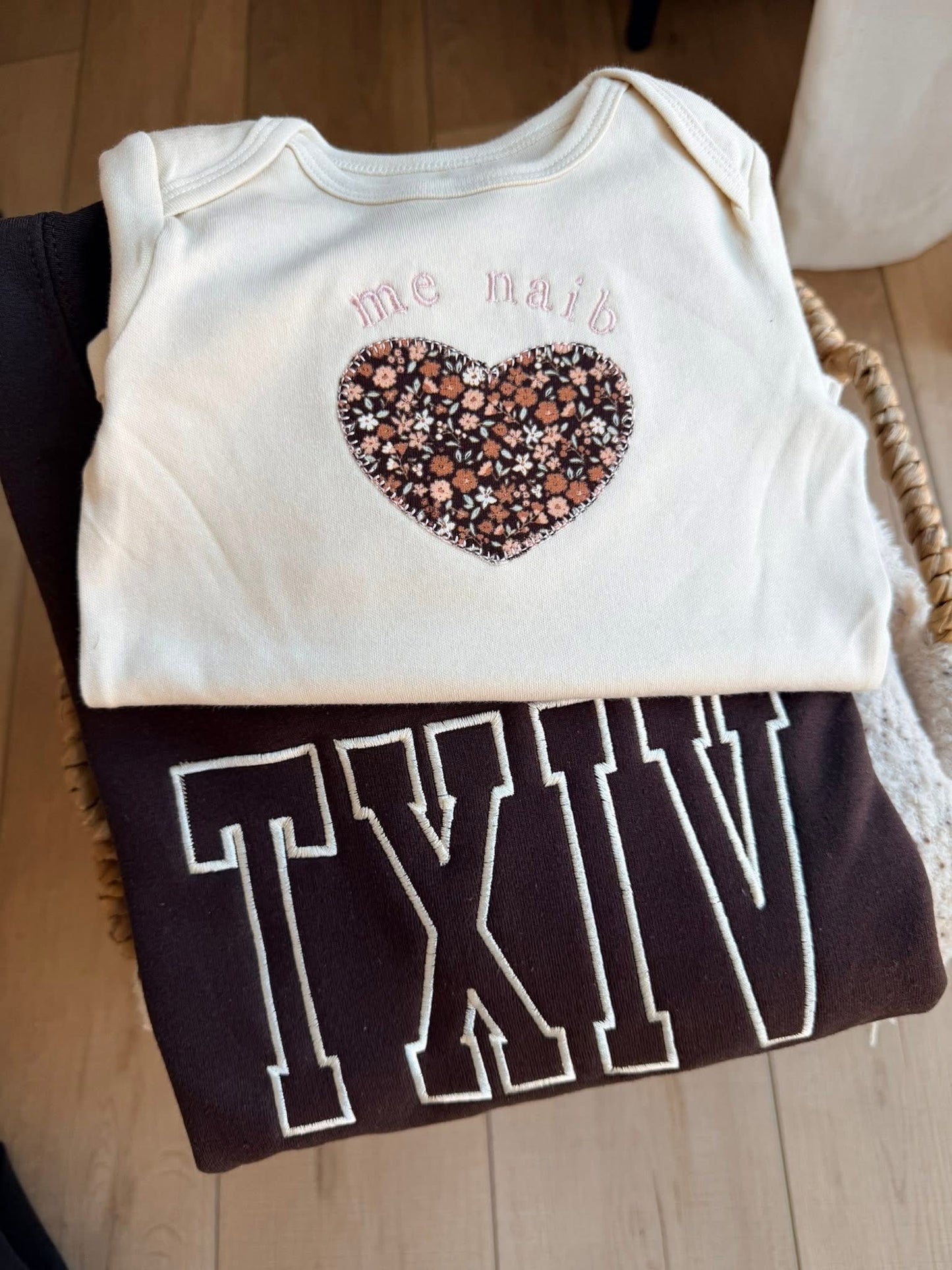 Matching Mom, Dad, and Baby Set - Hmong and English Options