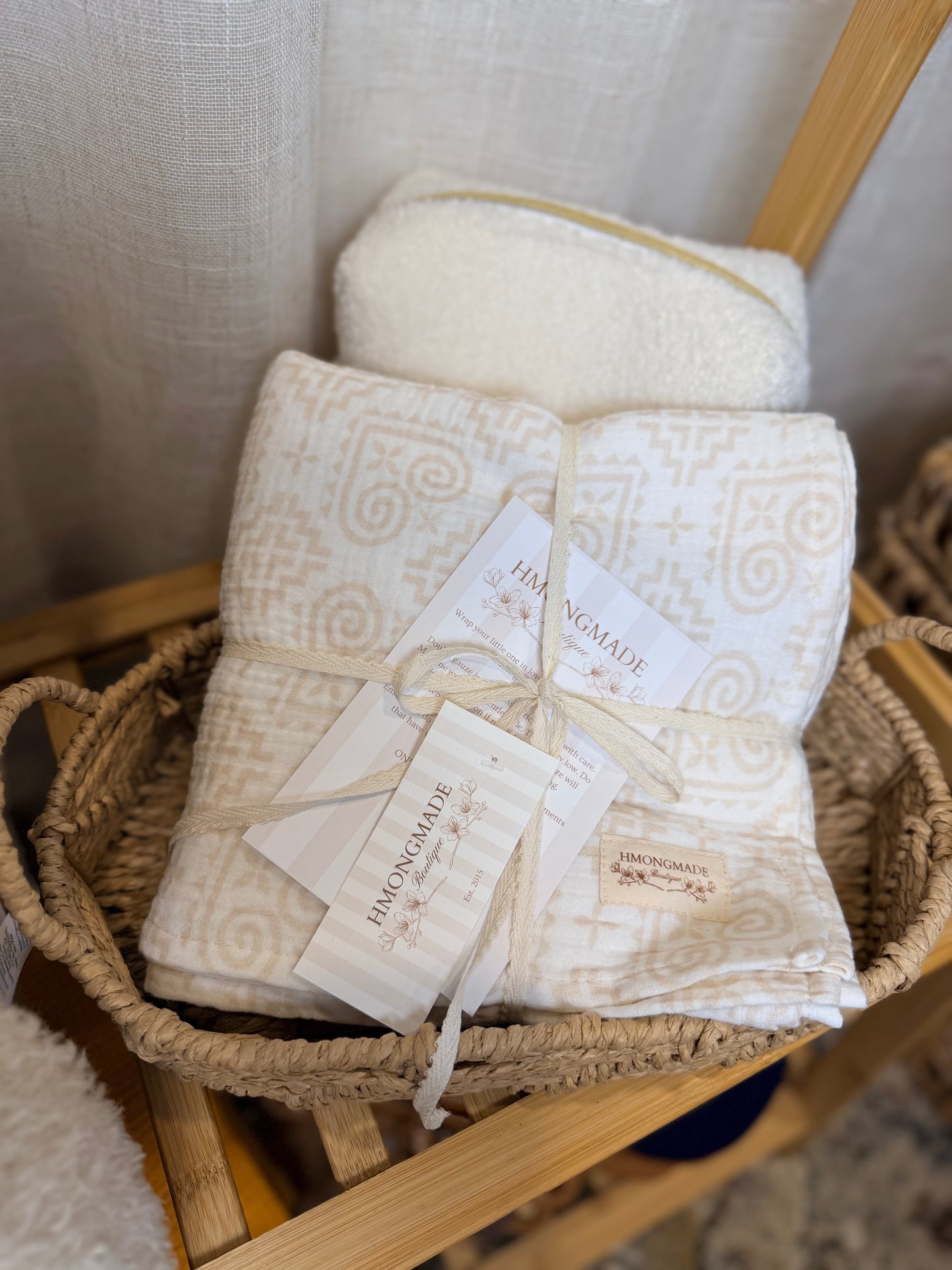 Hmong Pattern Baby Swaddle