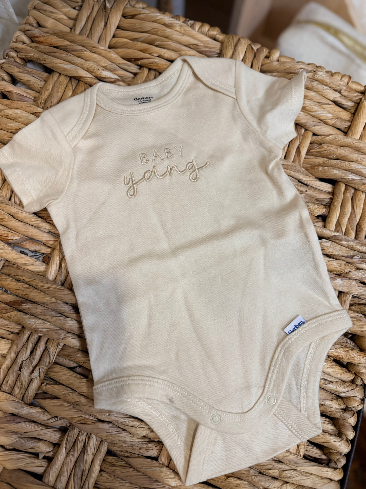 SALE: Hmong Yang Infant Bodysuit (0-3 months)