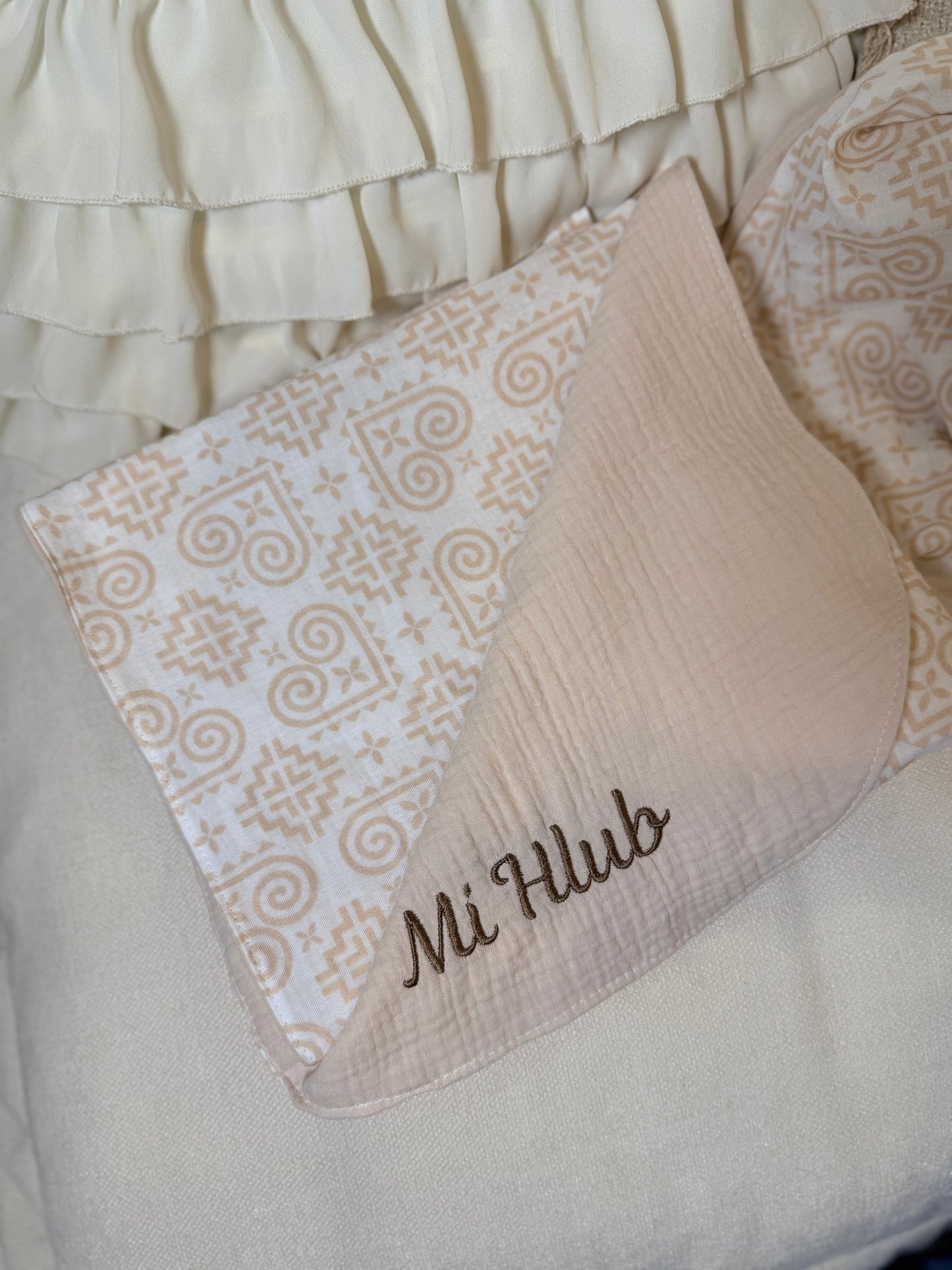 Ready To Ship Blanket - Mi Hlub Embroidered