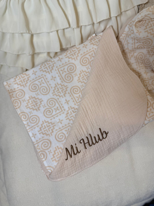 Ready To Ship Blanket - Mi Hlub Embroidered
