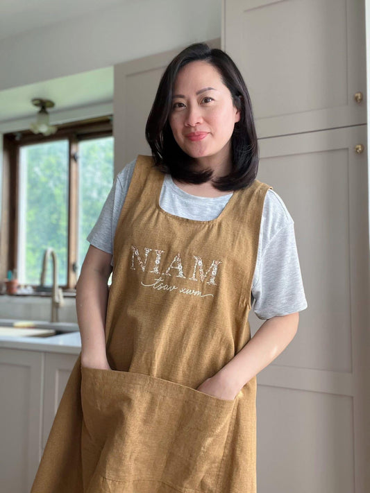 Custom Hmong Cross-Back Apron