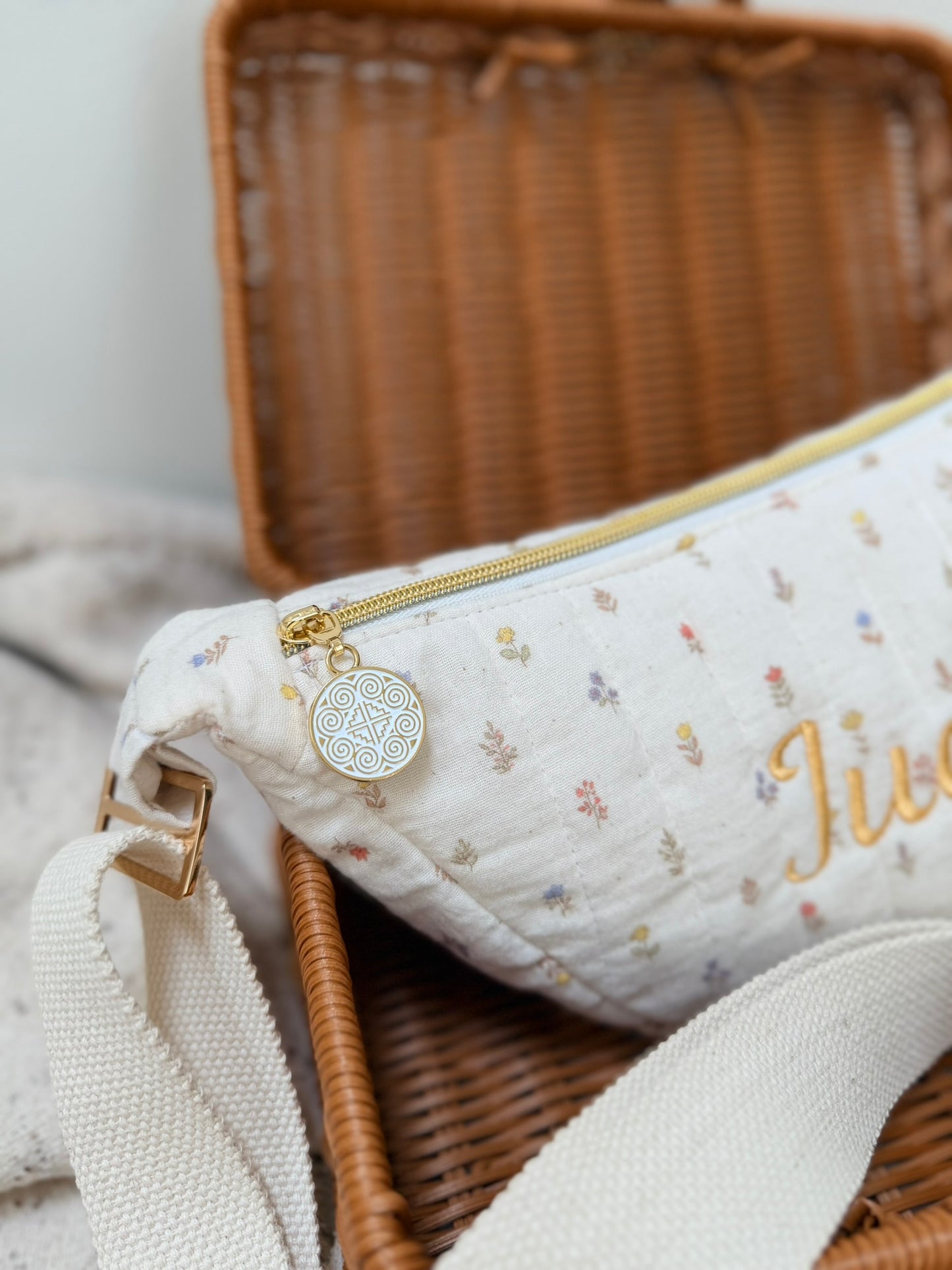 Crescent Moon Bag | Quilted Cotton or Teddy Fabric Crossbody - Personalizable