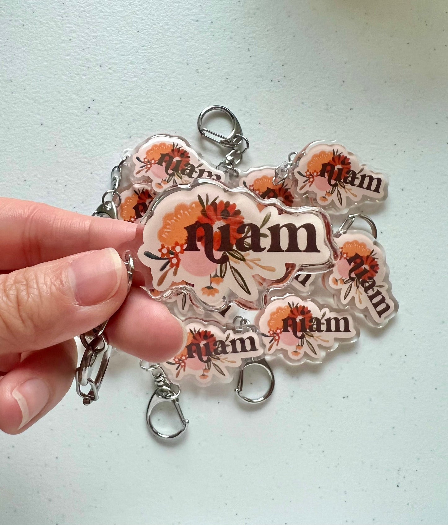 Niam (Mother/Mom) Epoxy Keychain