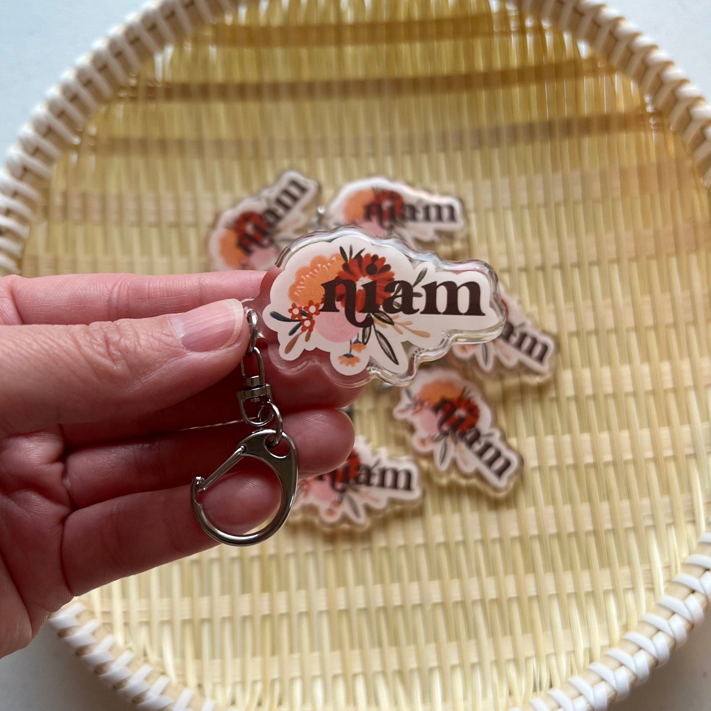 Niam (Mother/Mom) Epoxy Keychain
