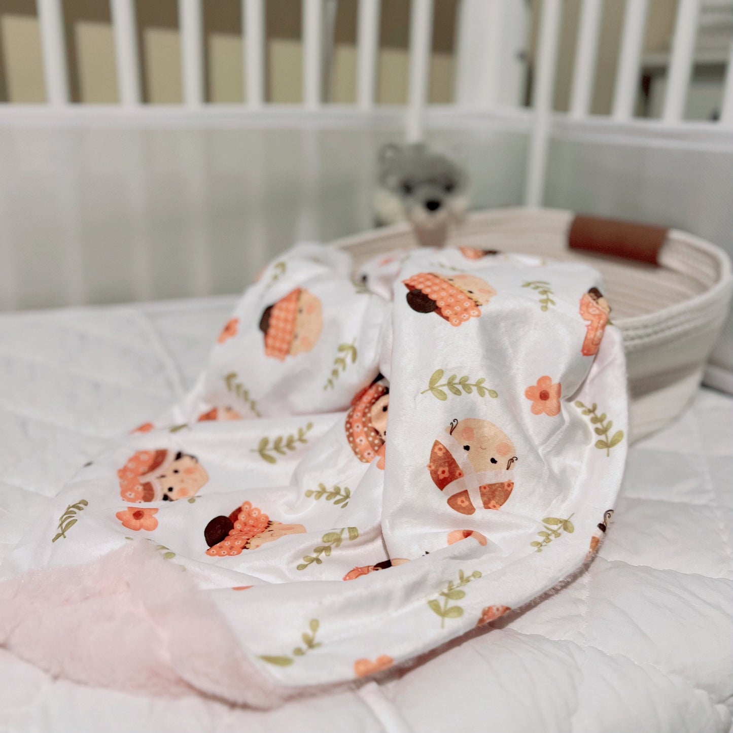 Minky Fleece Baby Blanket