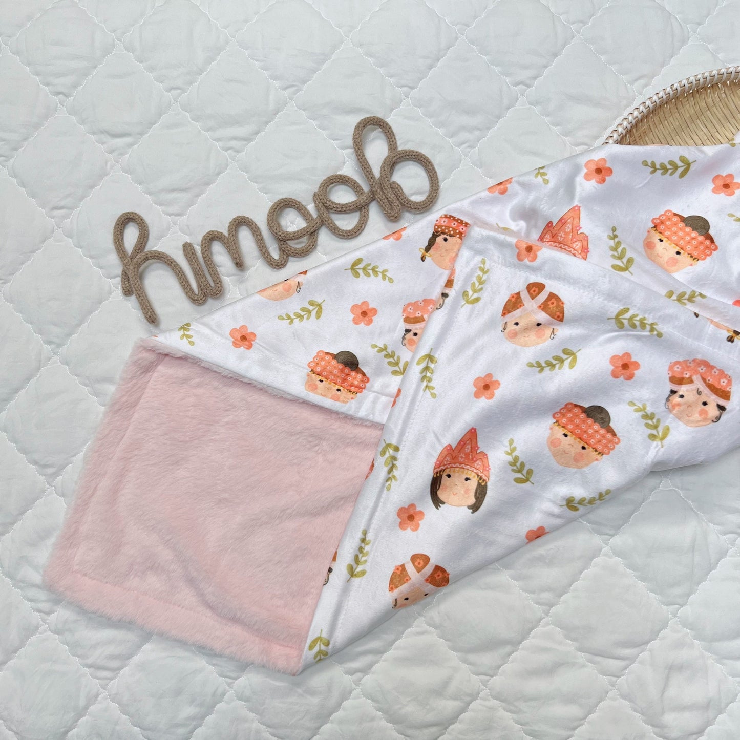Minky Fleece Baby Blanket