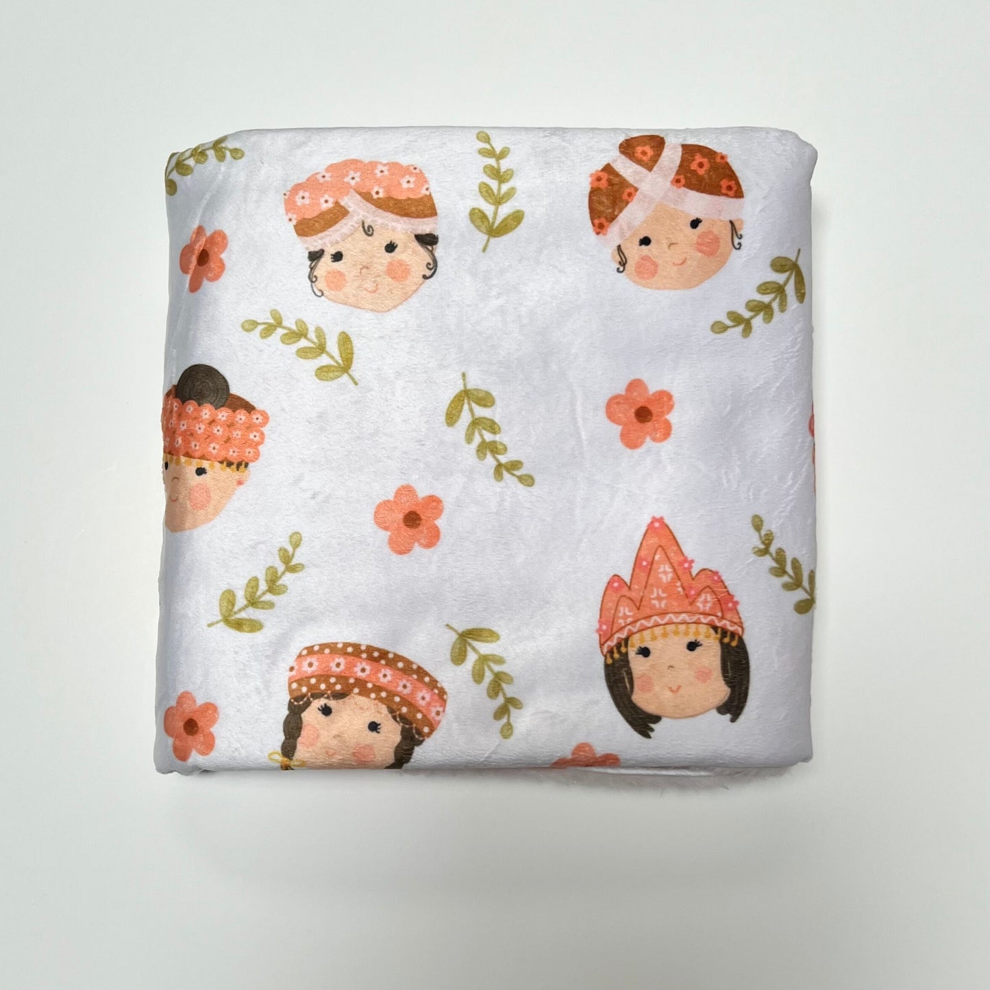 Mi Ntxhais (daughter) blanket, infant bodysuit, and bib gift box