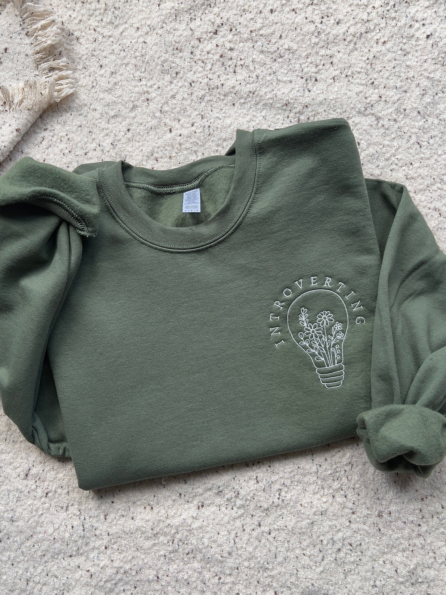 Introverting Lightbulb Pullover