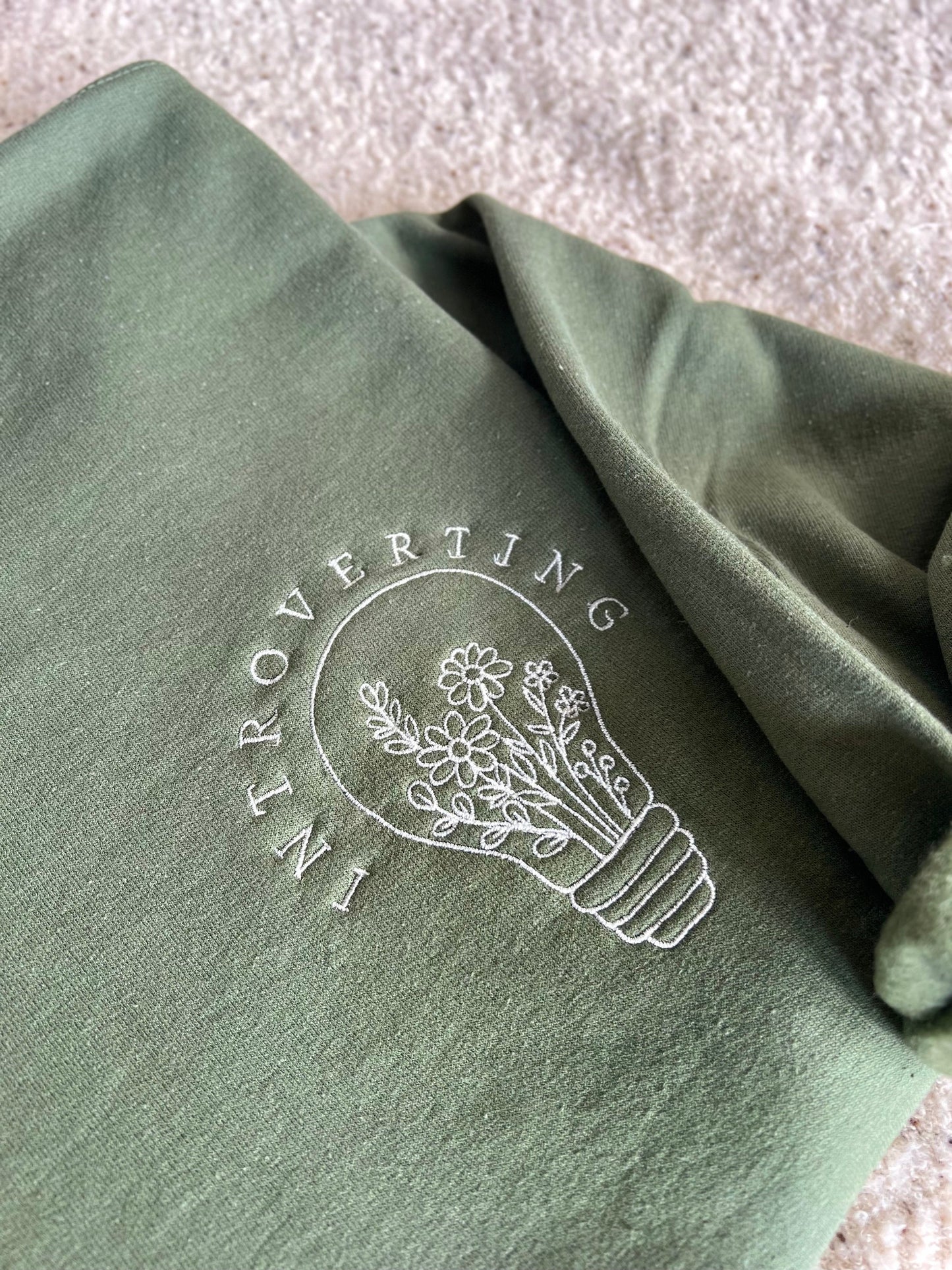 Introverting Lightbulb Pullover