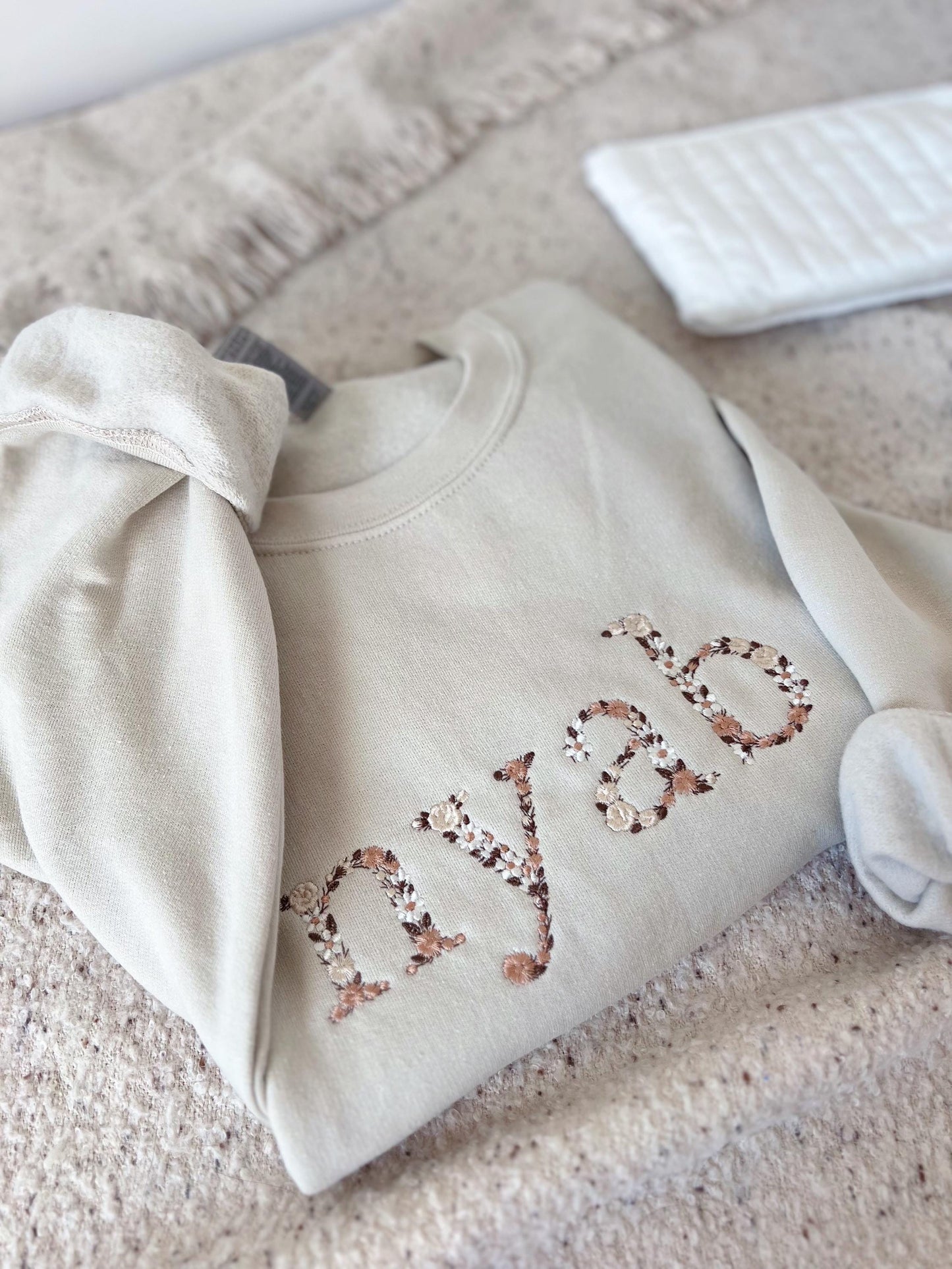Floral Nyab (Daughter-in-law) Sweater