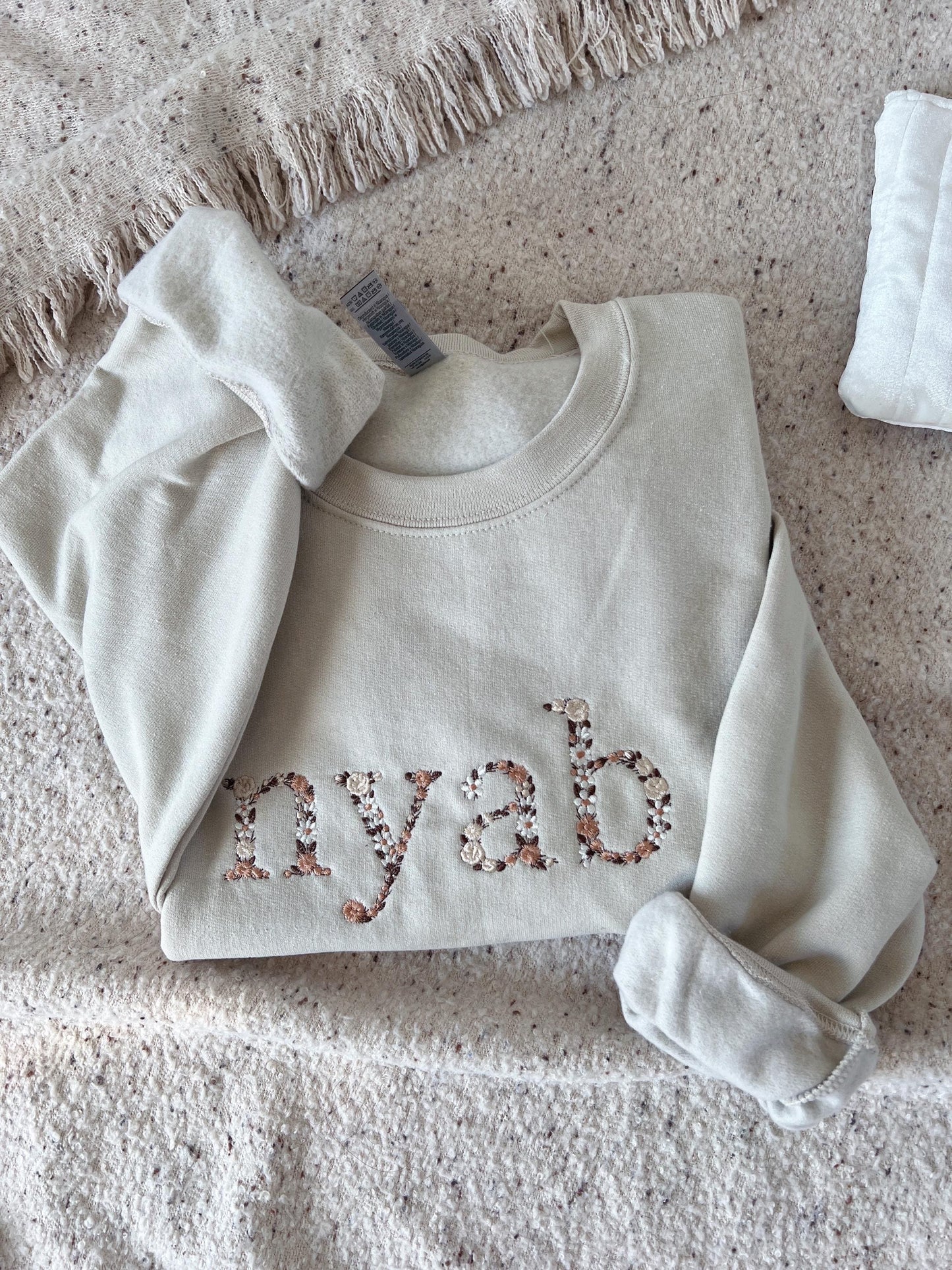 Floral Nyab (Daughter-in-law) Sweater