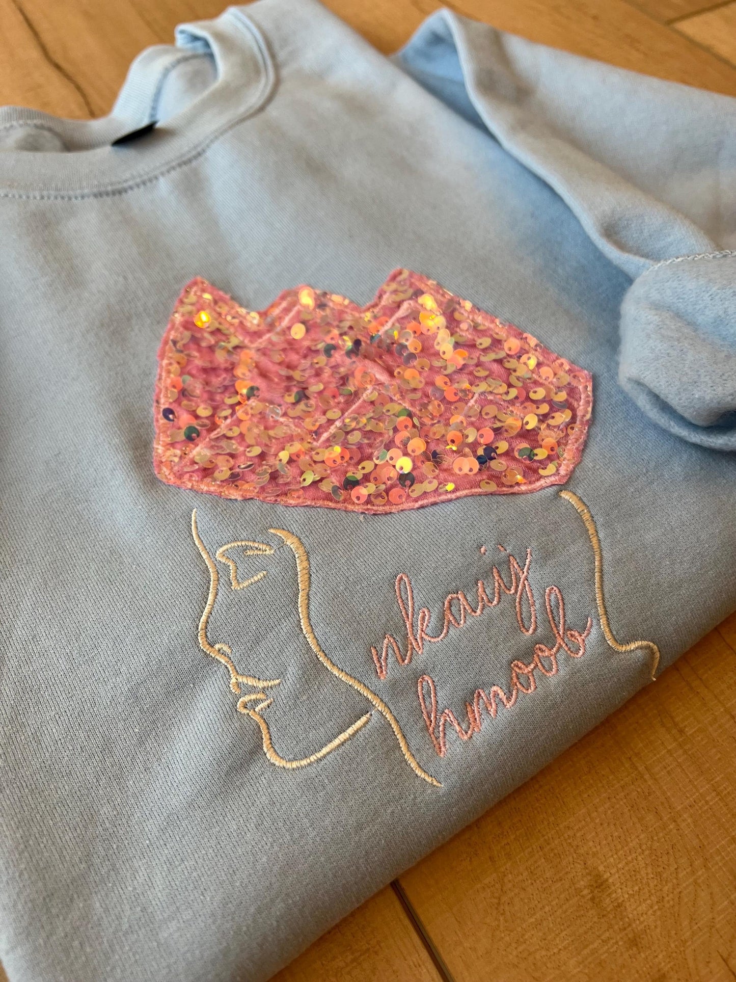 Hmong Girl Princess Sequin Sweater