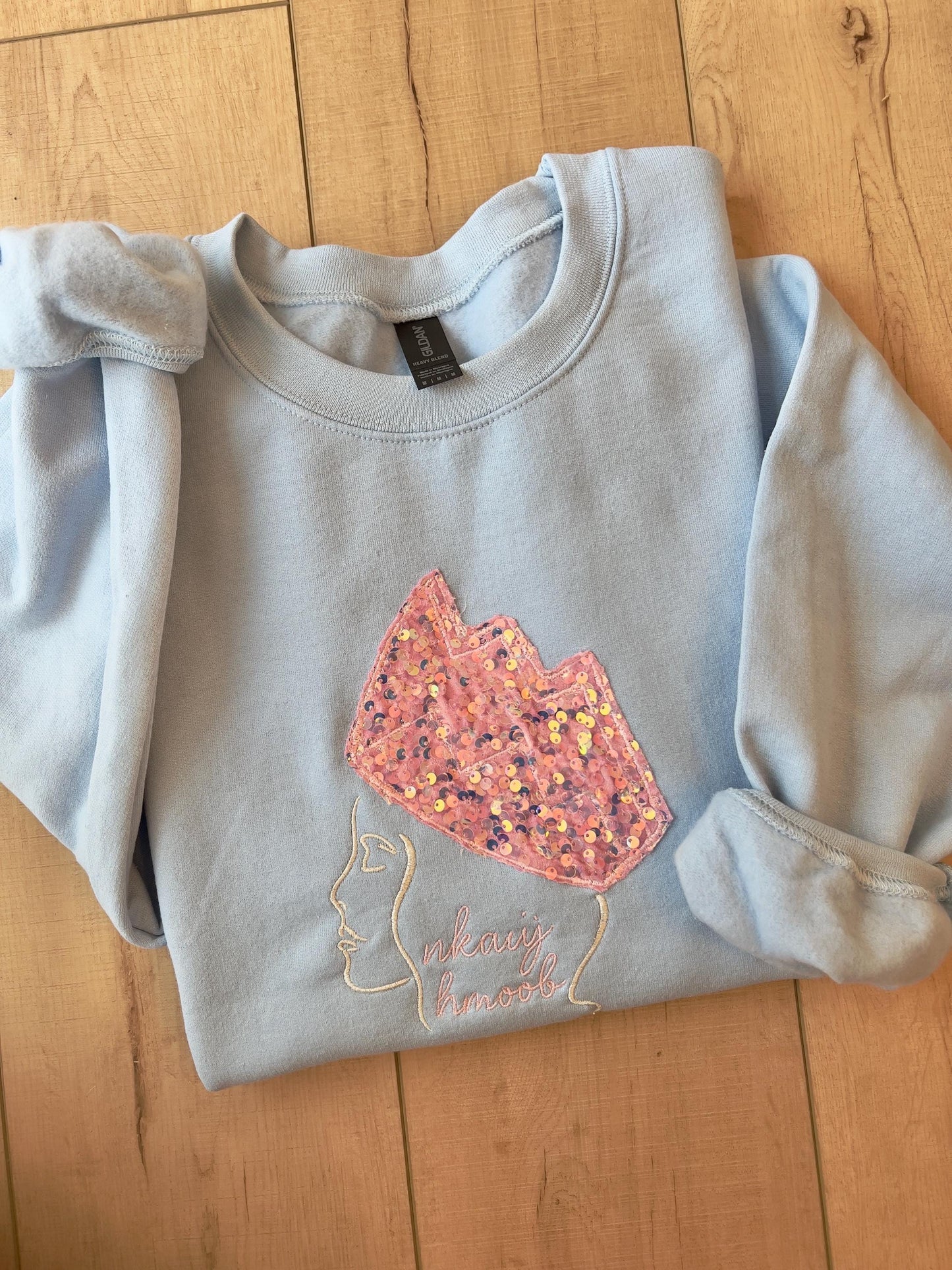 Hmong Girl Princess Sequin Sweater