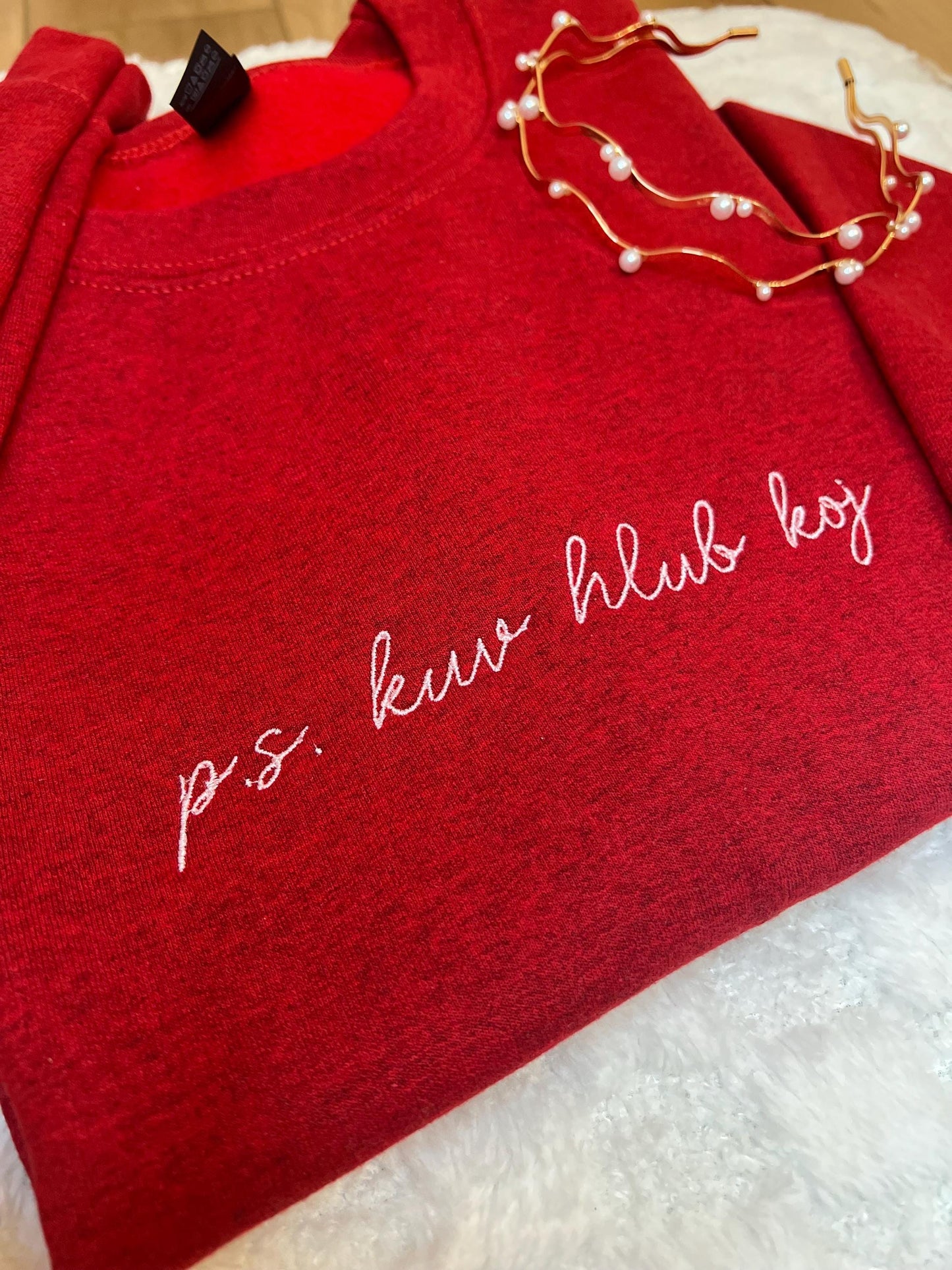 Valentine’s Hmong Sweater Edition - P.S. I Love You Sweater