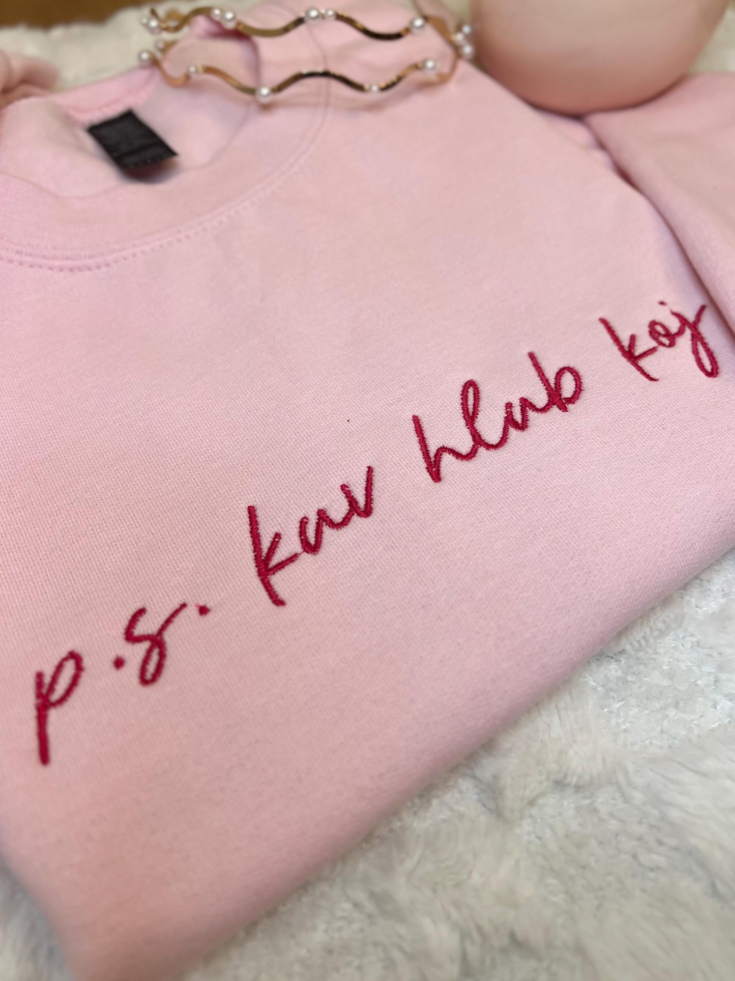 Valentine’s Hmong Sweater Edition - P.S. I Love You Sweater