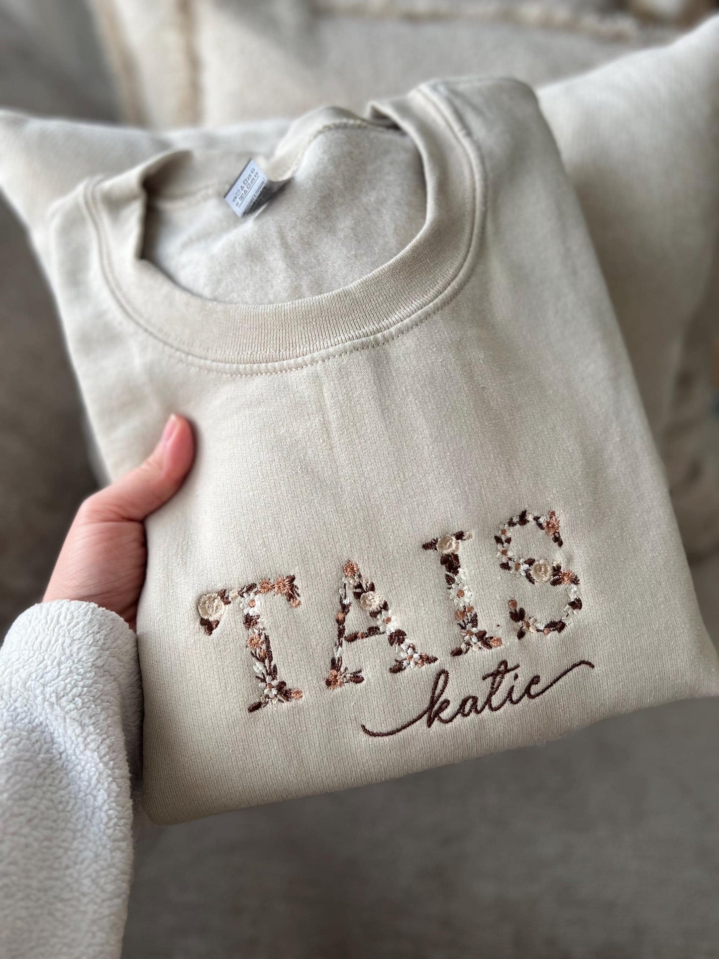 Floral Tais/Phauj/Auntie Custom Sweater