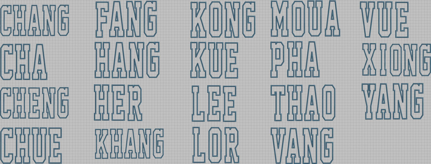 Personalize - Hmong Last Name Adult Sweater
