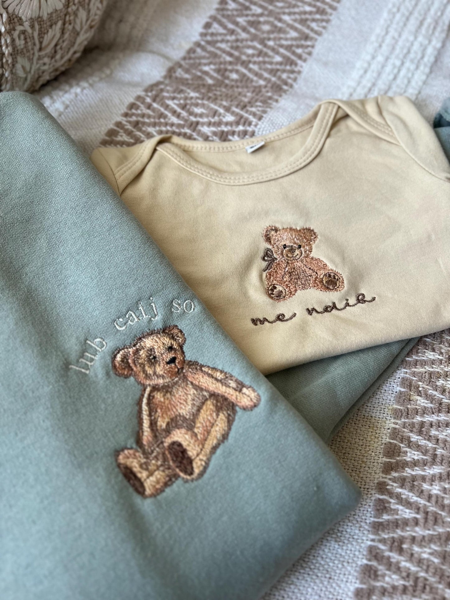 Matching Baby Bear Outfit - Hmong Mama and Mini Set