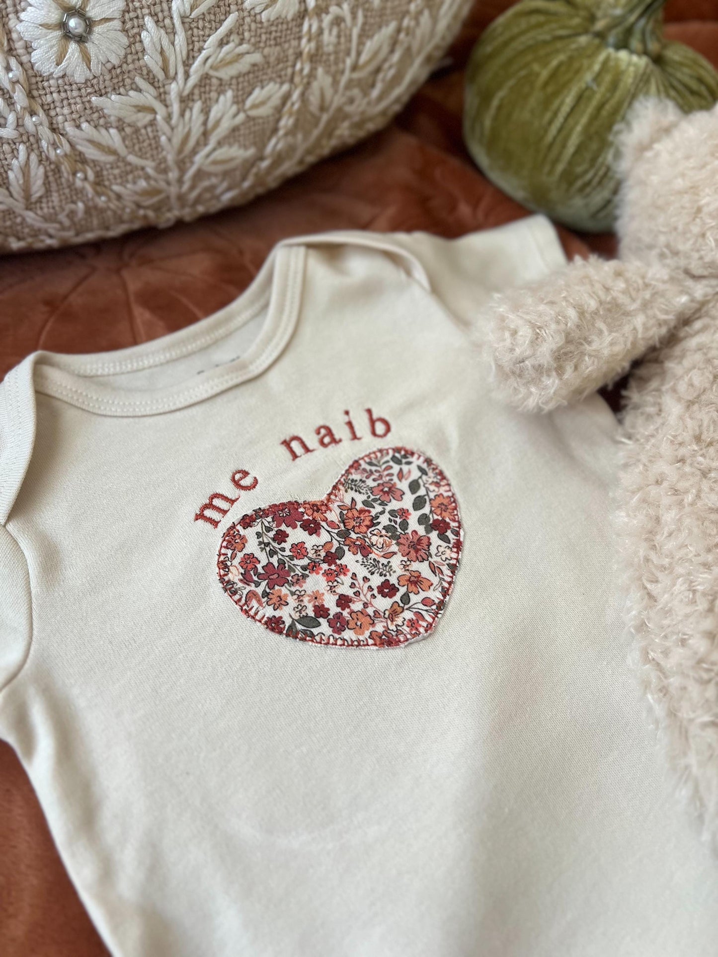 Hmong Me Naib Quilted Heart Infant Bodysuit