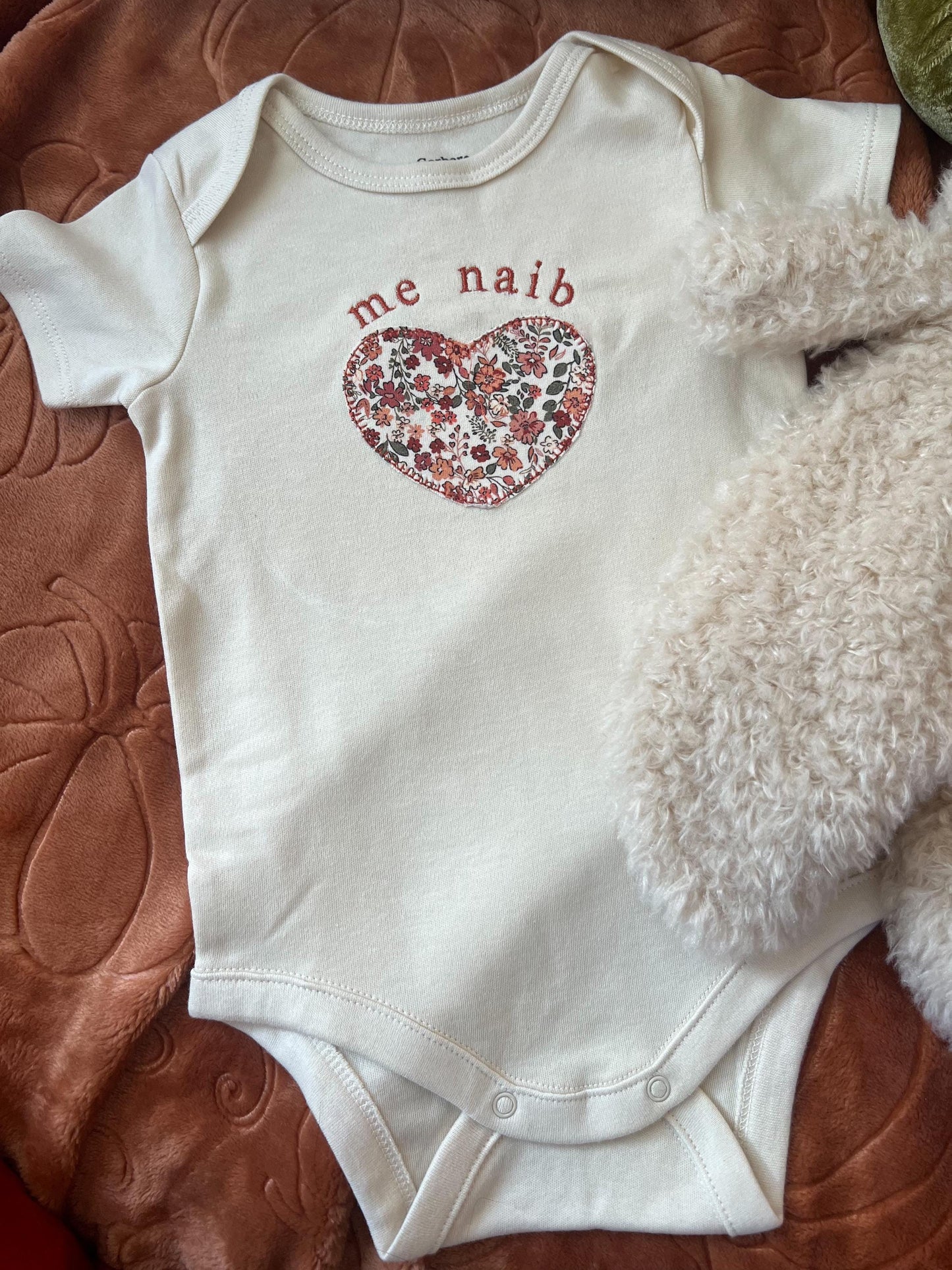 Hmong Me Naib Quilted Heart Infant Bodysuit