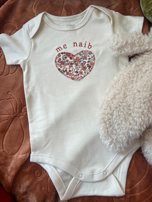 Hmong Me Naib Quilted Heart Infant Bodysuit
