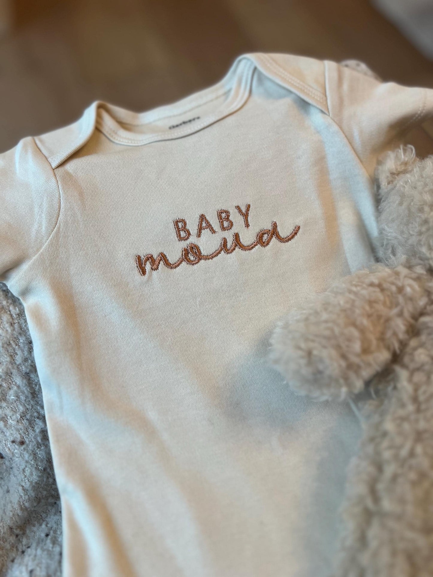 Hmong  Last Name Embroidered Infant Bodysuit - Personalizable