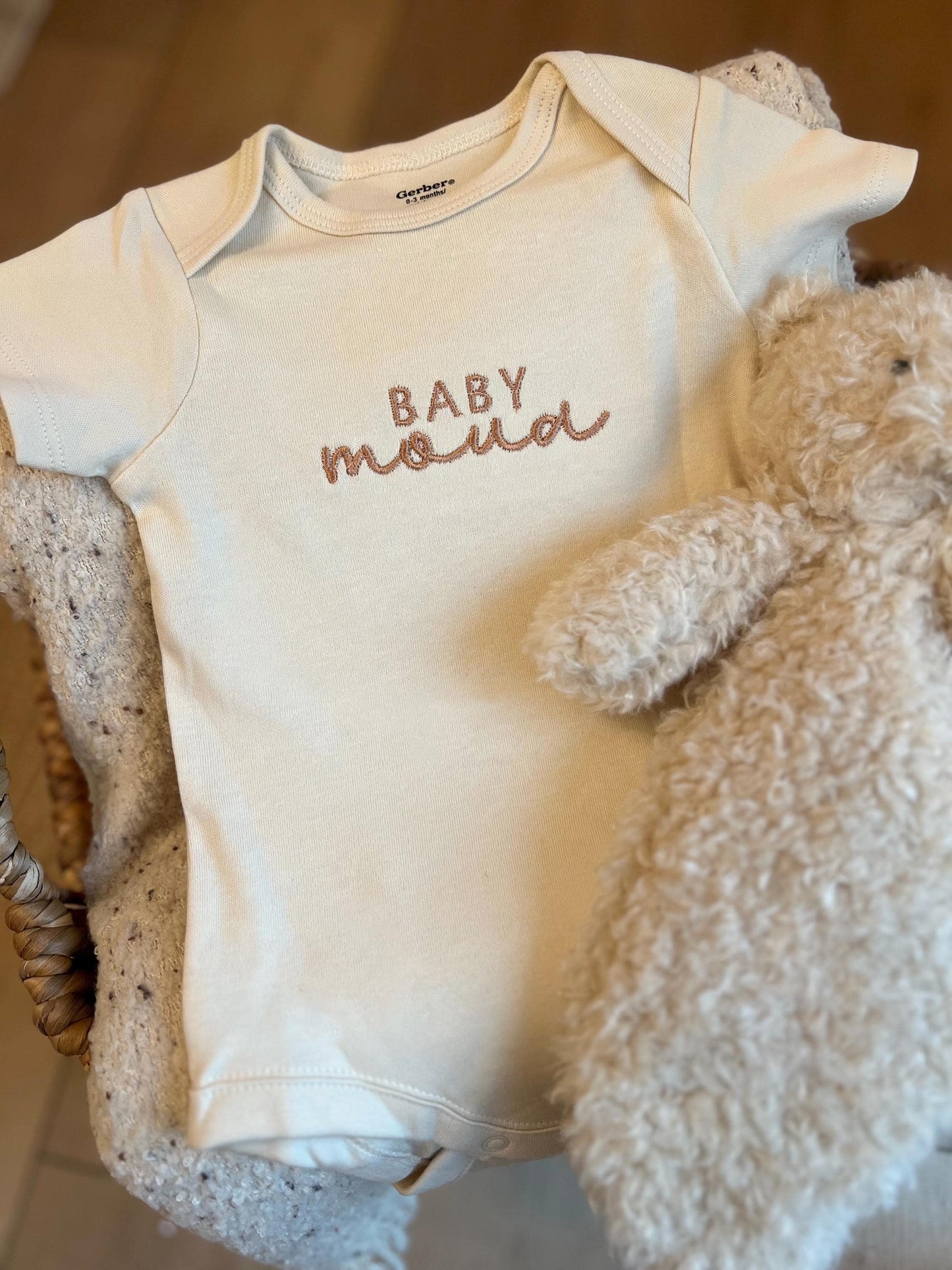 Hmong  Last Name Embroidered Infant Bodysuit - Personalizable