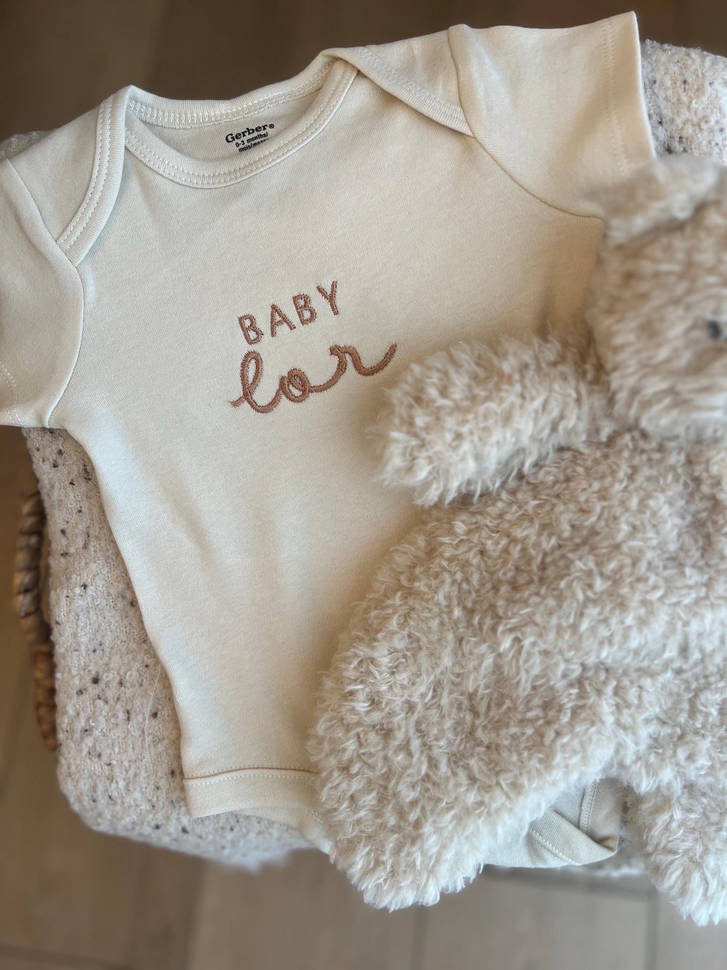 Hmong  Last Name Embroidered Infant Bodysuit - Personalizable