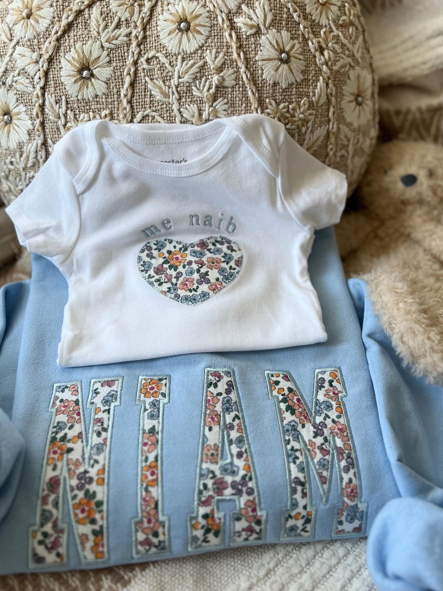 SALE: Matching Mom, Dad, and Baby Set - Hmong and English Options