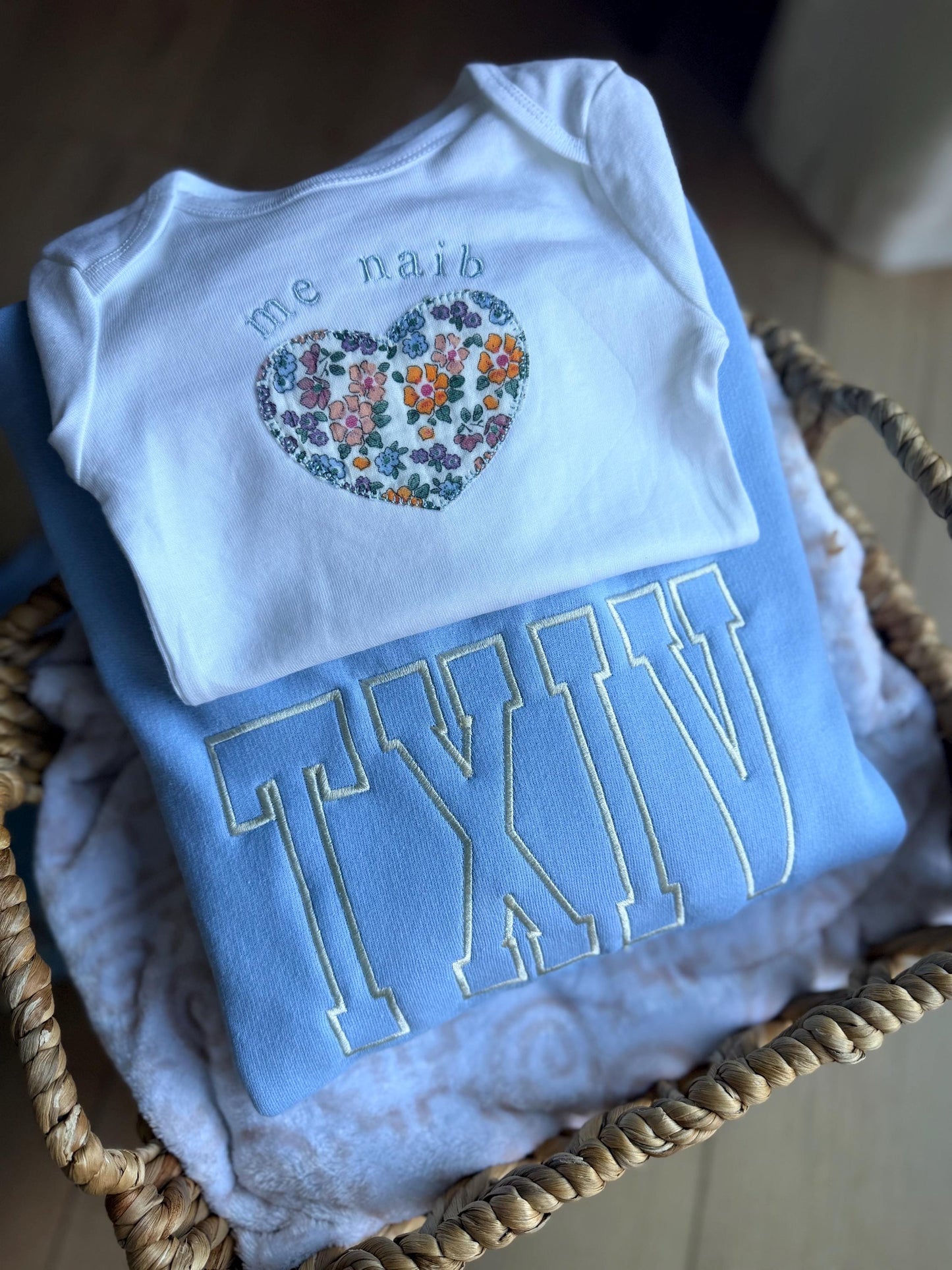 SALE: Matching Mom, Dad, and Baby Set - Hmong and English Options