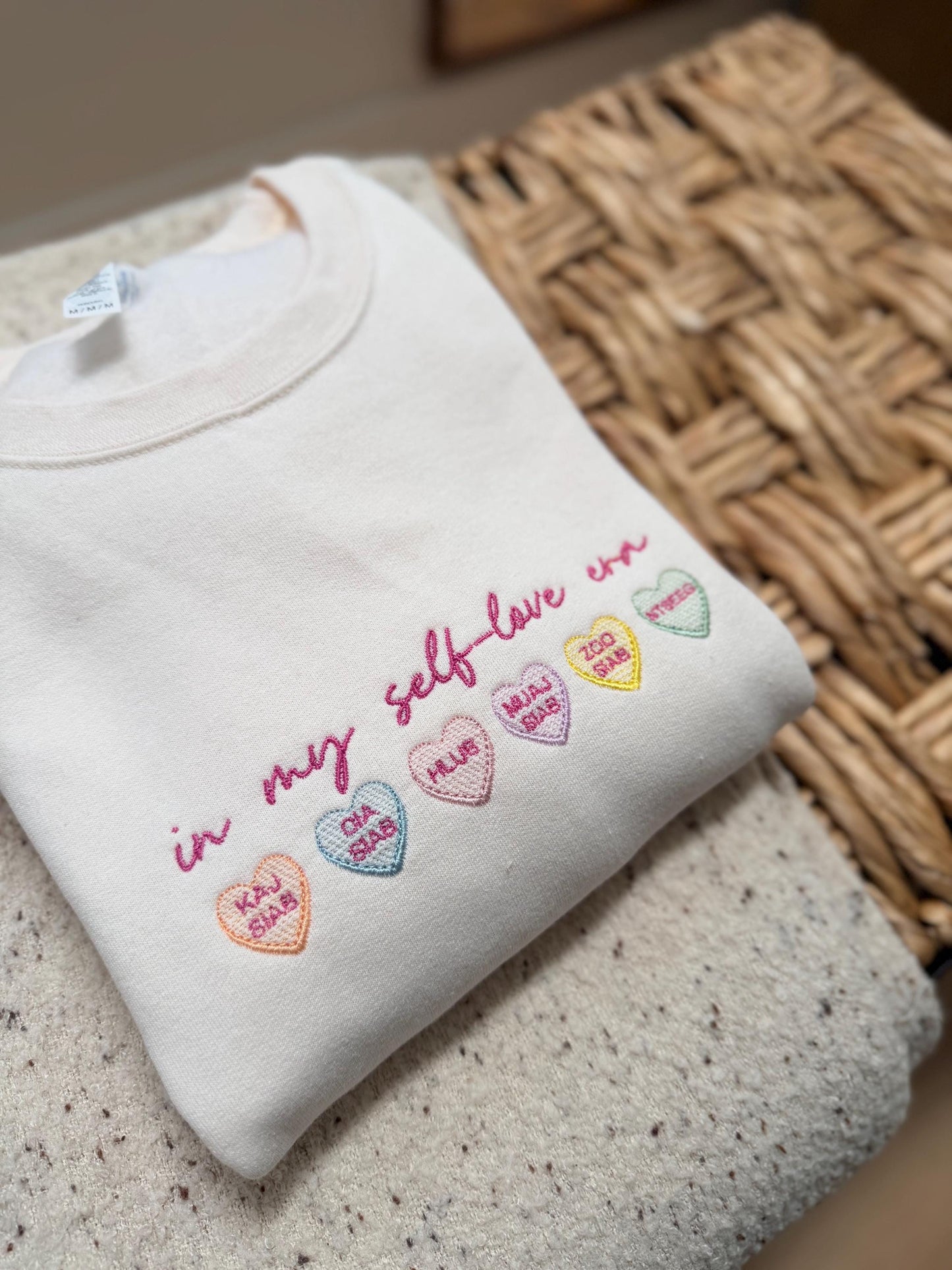 Valentine’s Hmong Sweater Edition - Conversation Hearts Sweater