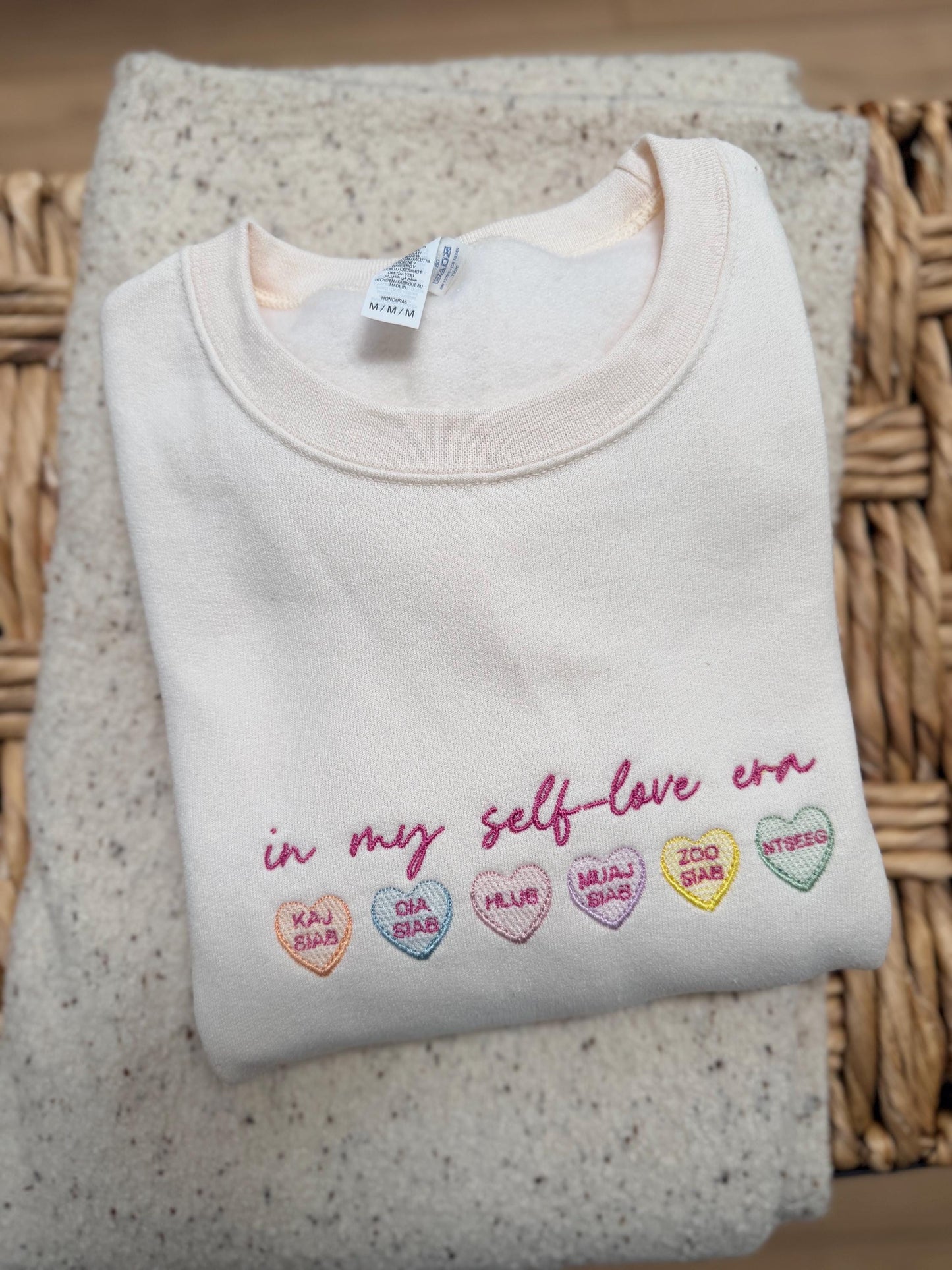 Valentine’s Hmong Sweater Edition - Conversation Hearts Sweater