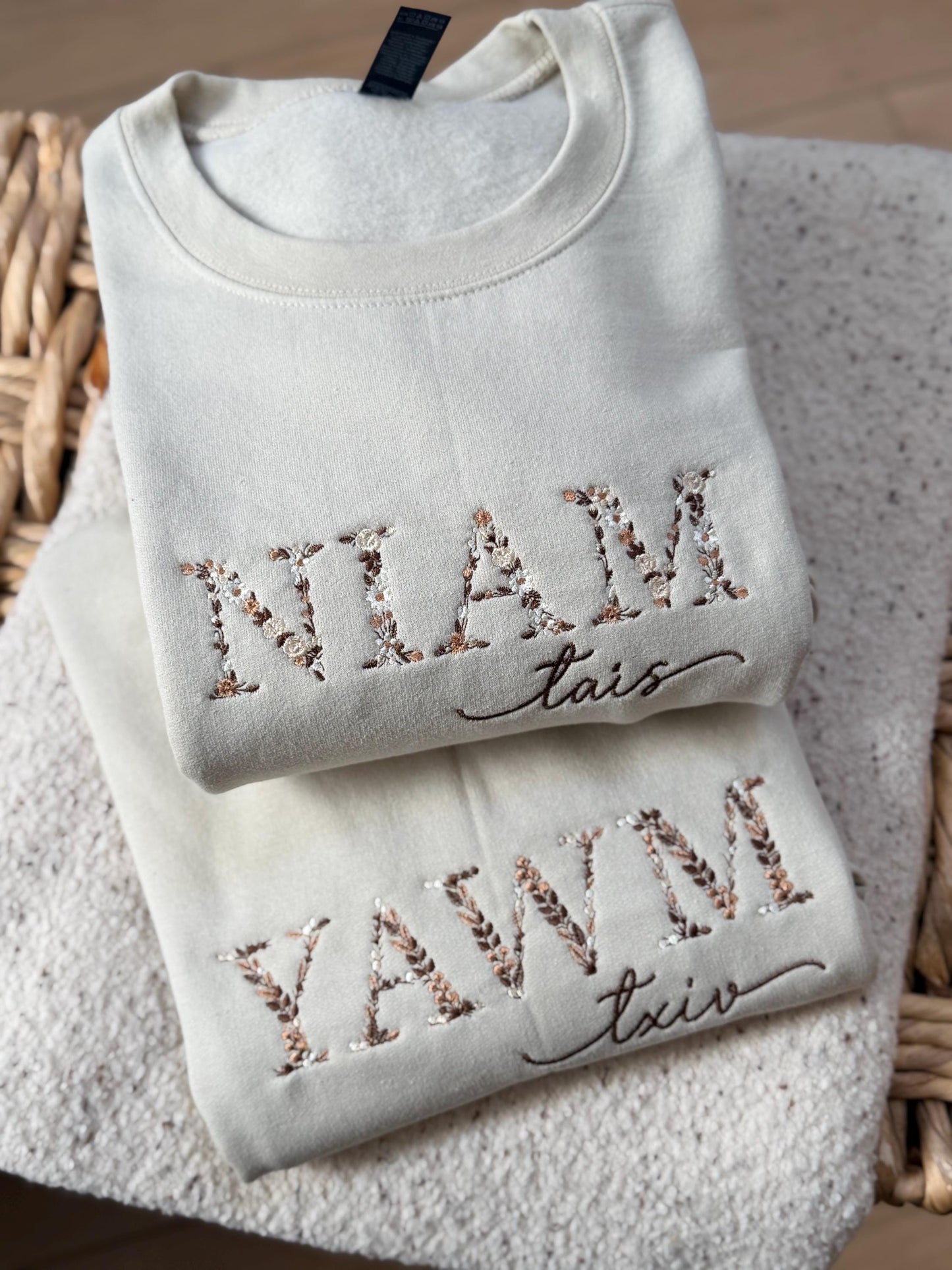 Maternal Hmong Grandma and Grandpa Sweater Set