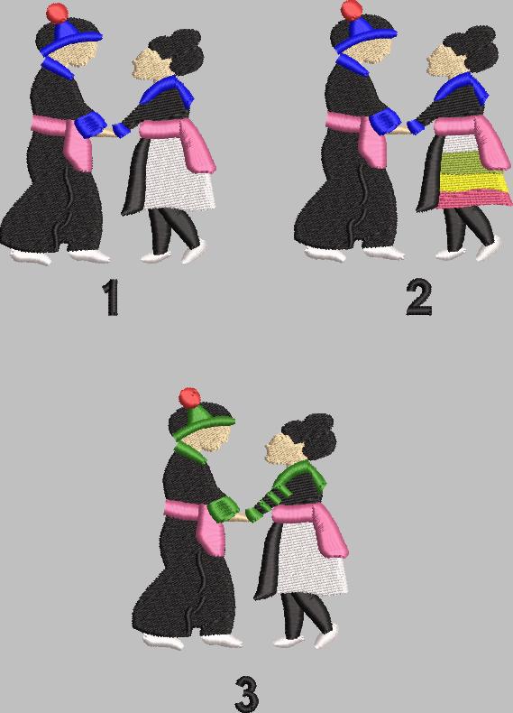 Hmong Wedding Story Cloth Sweater