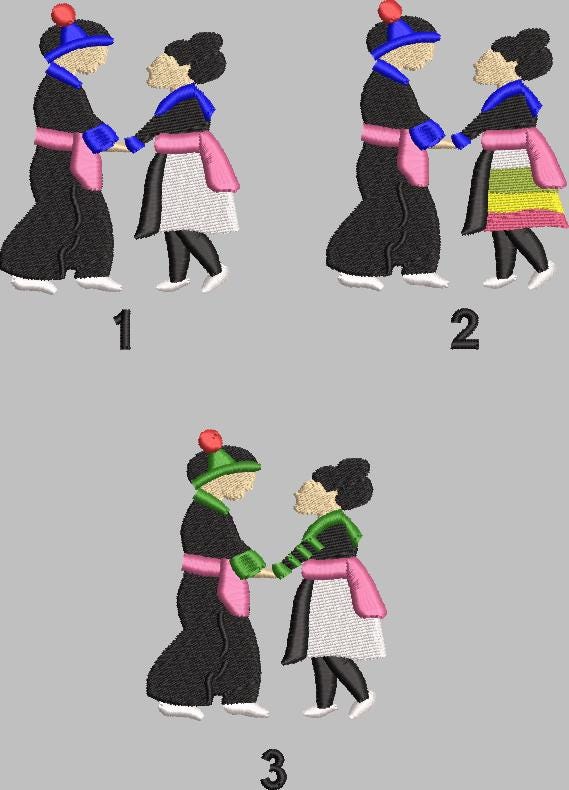 Hmong Story Cloth Sweater or T-shirt