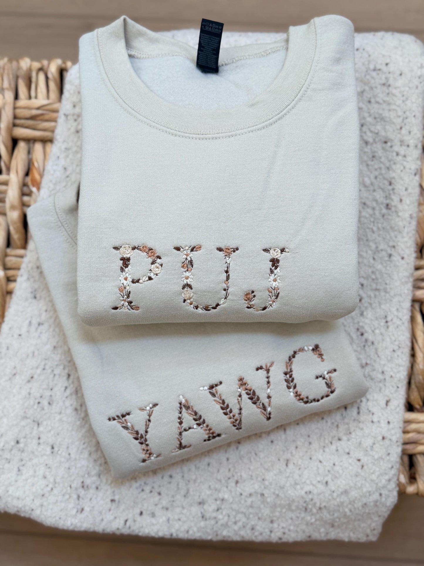Paternal Hmong Grandma and Grandpa Sweater Set