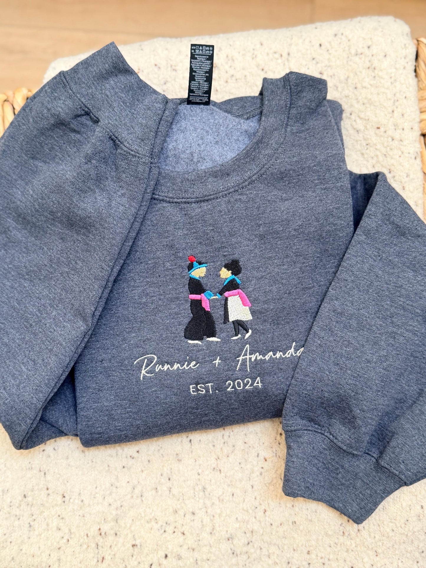 Hmong Wedding Story Cloth Sweater