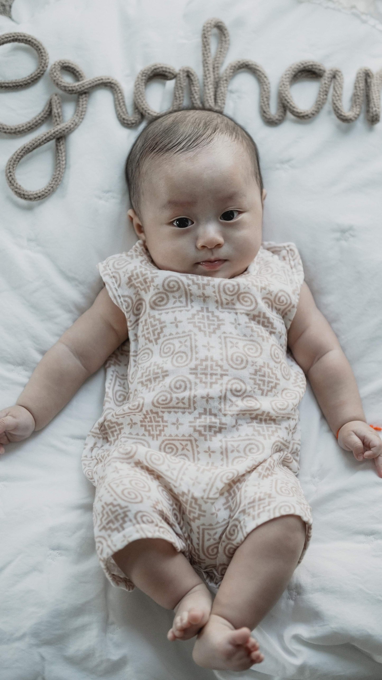 Hmong Baby and Toddler Muslin Romper