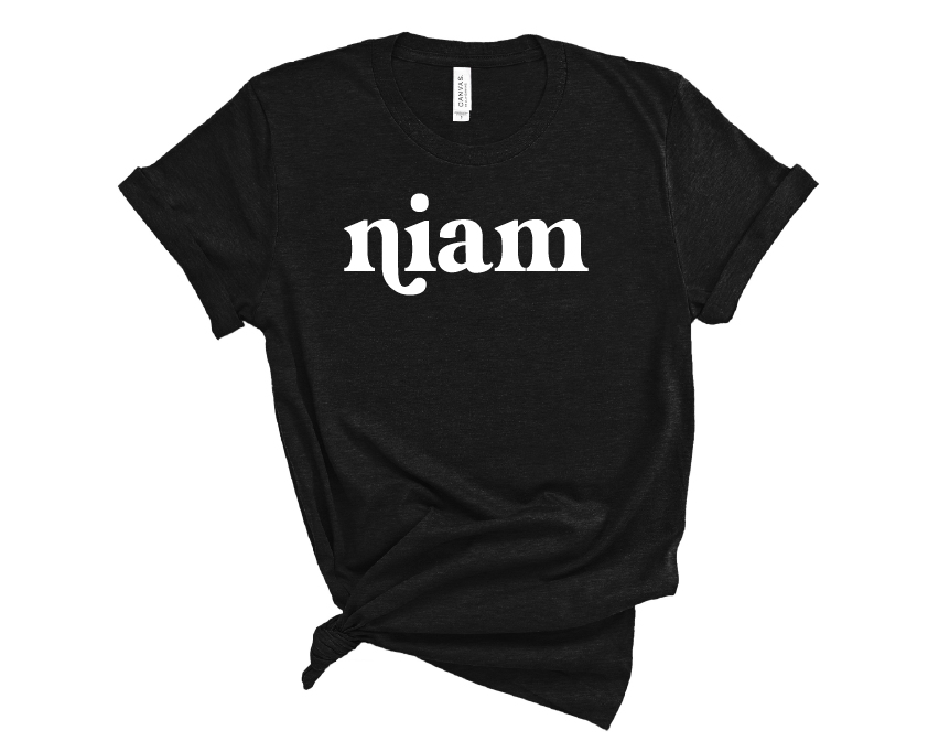 Niam/Mom T-shirt (Black)